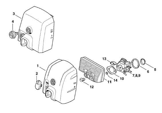 stihl 029 chainsaw parts diagram