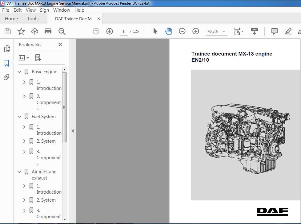 paccar mx 13 parts diagram