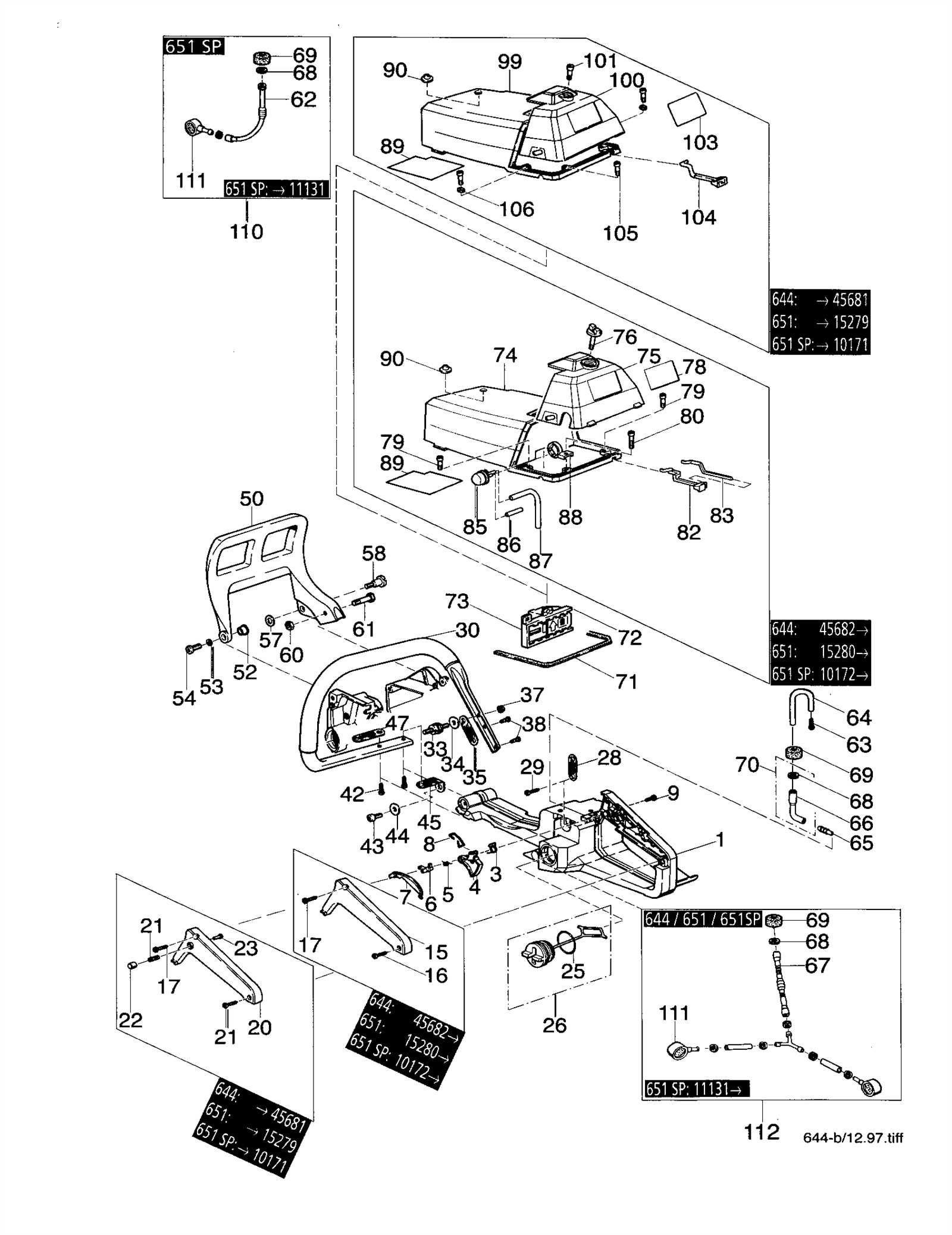 stihl 026 chainsaw parts diagram