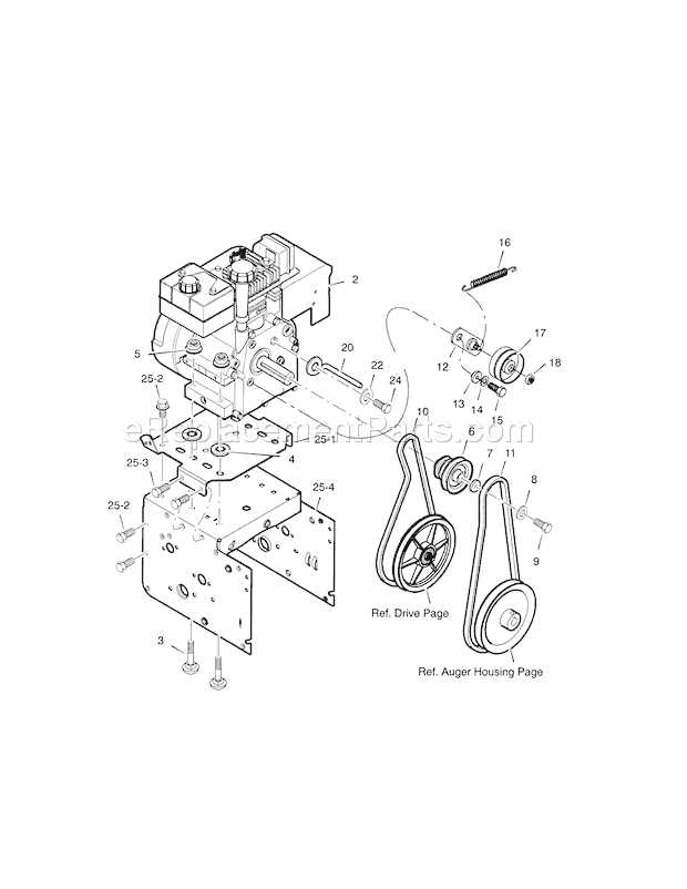 craftsman snowblower parts diagram