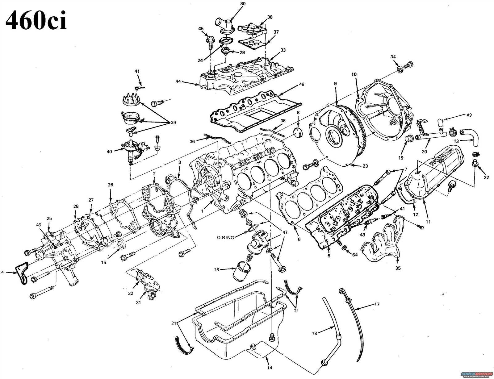 ford 4.6 engine parts diagram