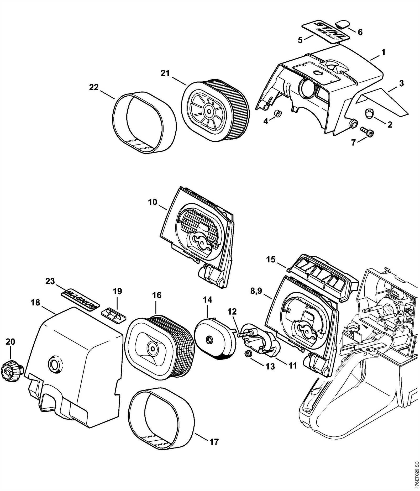 stihl ms362 parts diagram