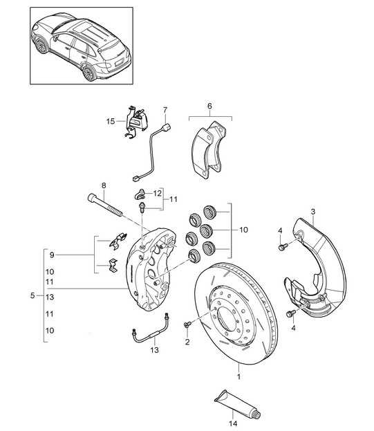 brake caliper parts diagram