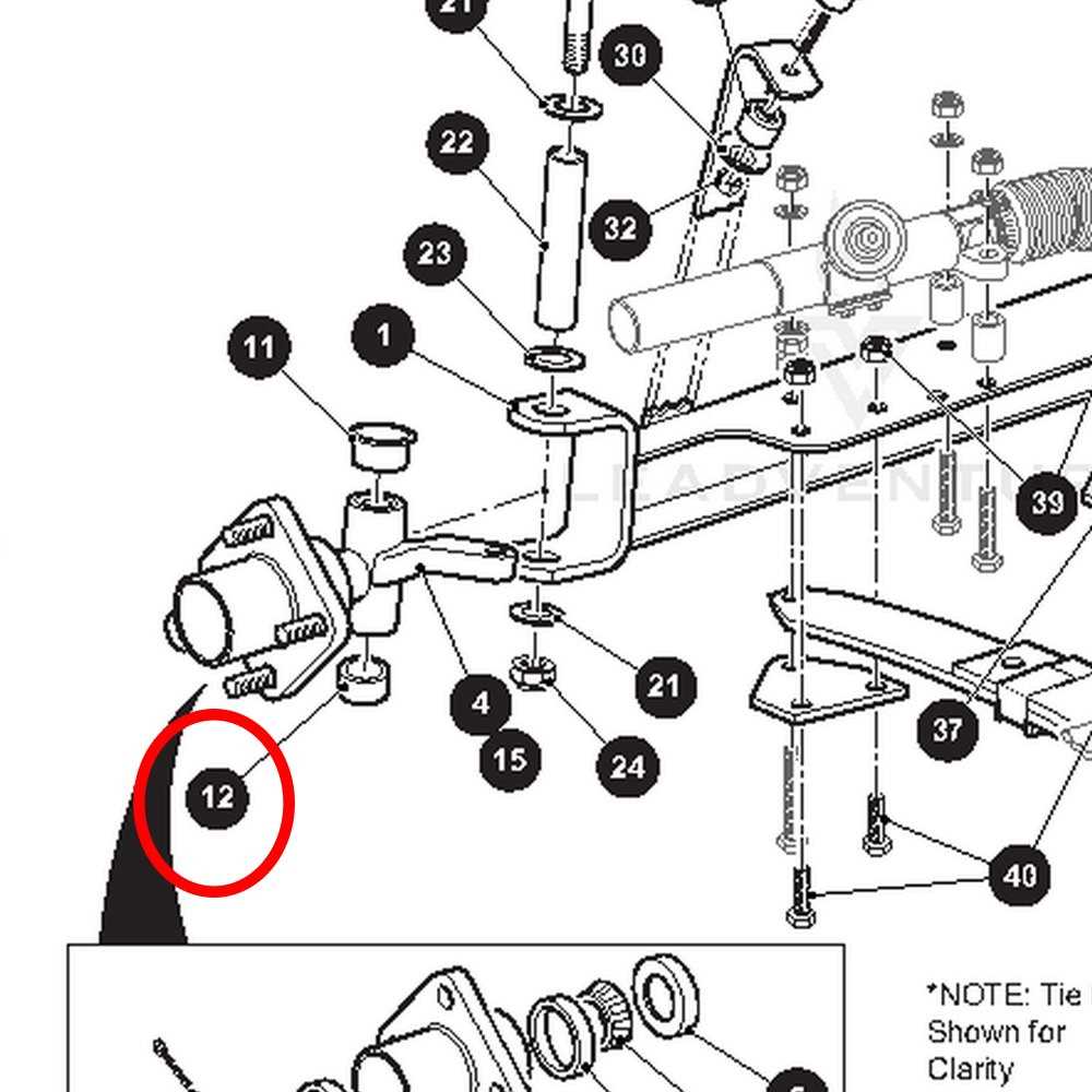 ezgo steering parts diagram