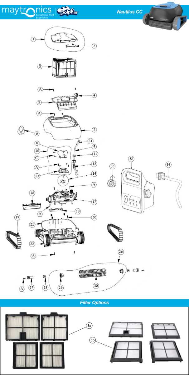 dolphin nautilus parts diagram