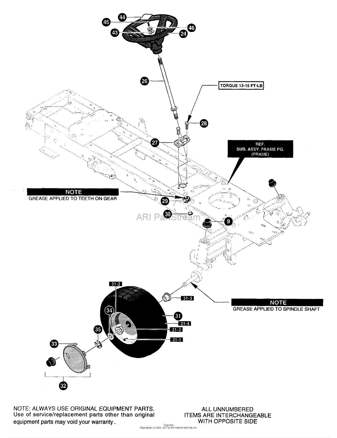 scotts 1642h parts diagram