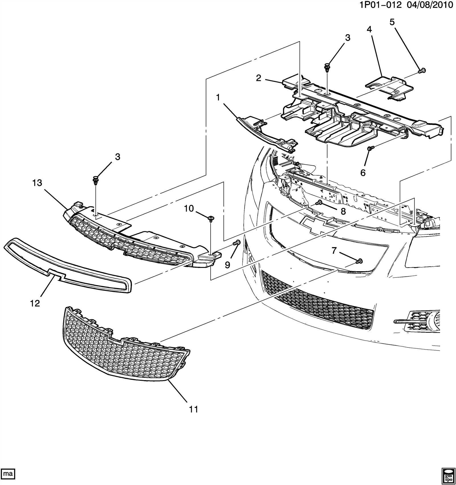 2013 chevy cruze parts diagram