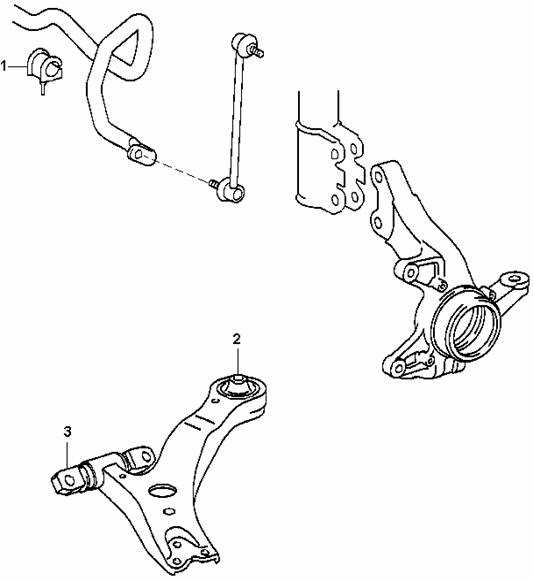 toyota camry front end parts diagram