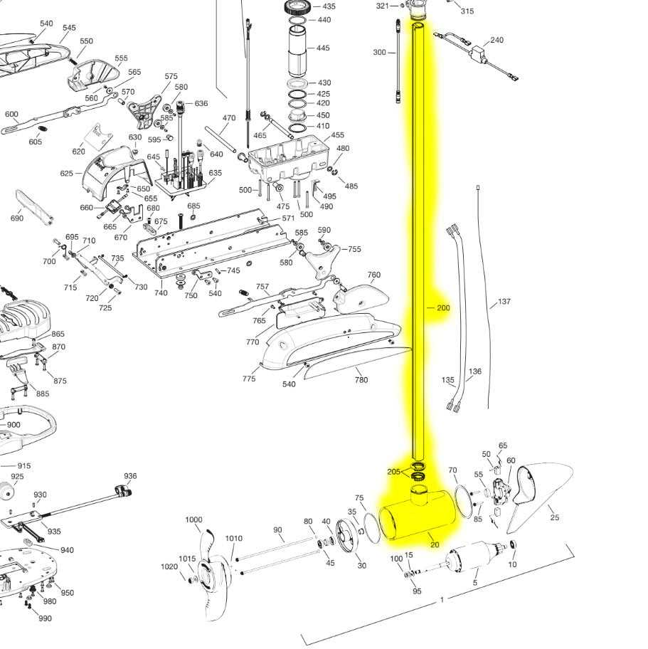 lowrance ghost parts diagram