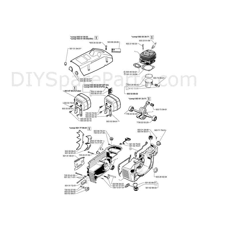 husqvarna 61 parts diagram