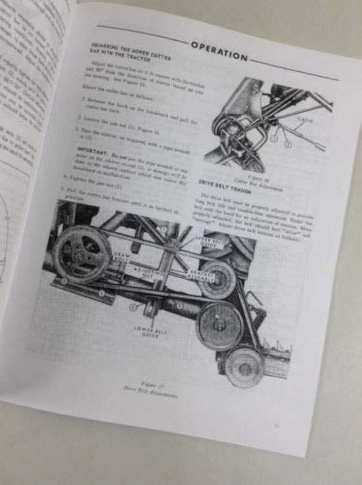 ford 515 sickle mower parts diagram