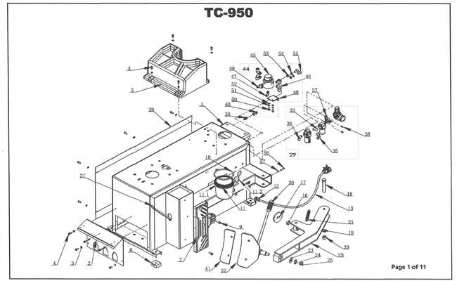 hunter tire machine parts diagram