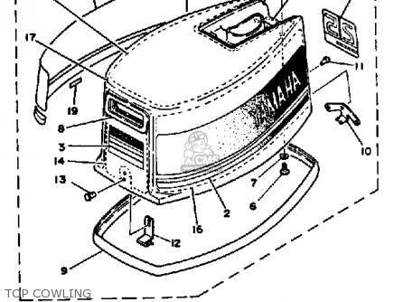 25 hp johnson outboard parts diagram