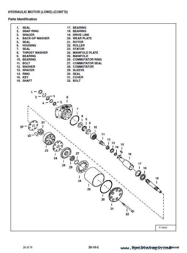 bobcat 30c auger parts diagram