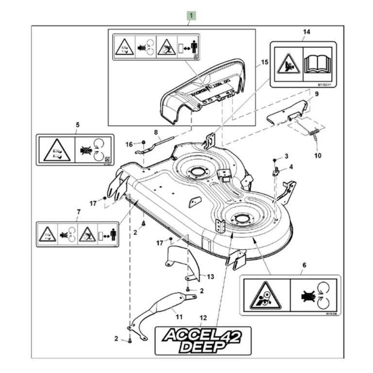 john deere z355e deck parts diagram