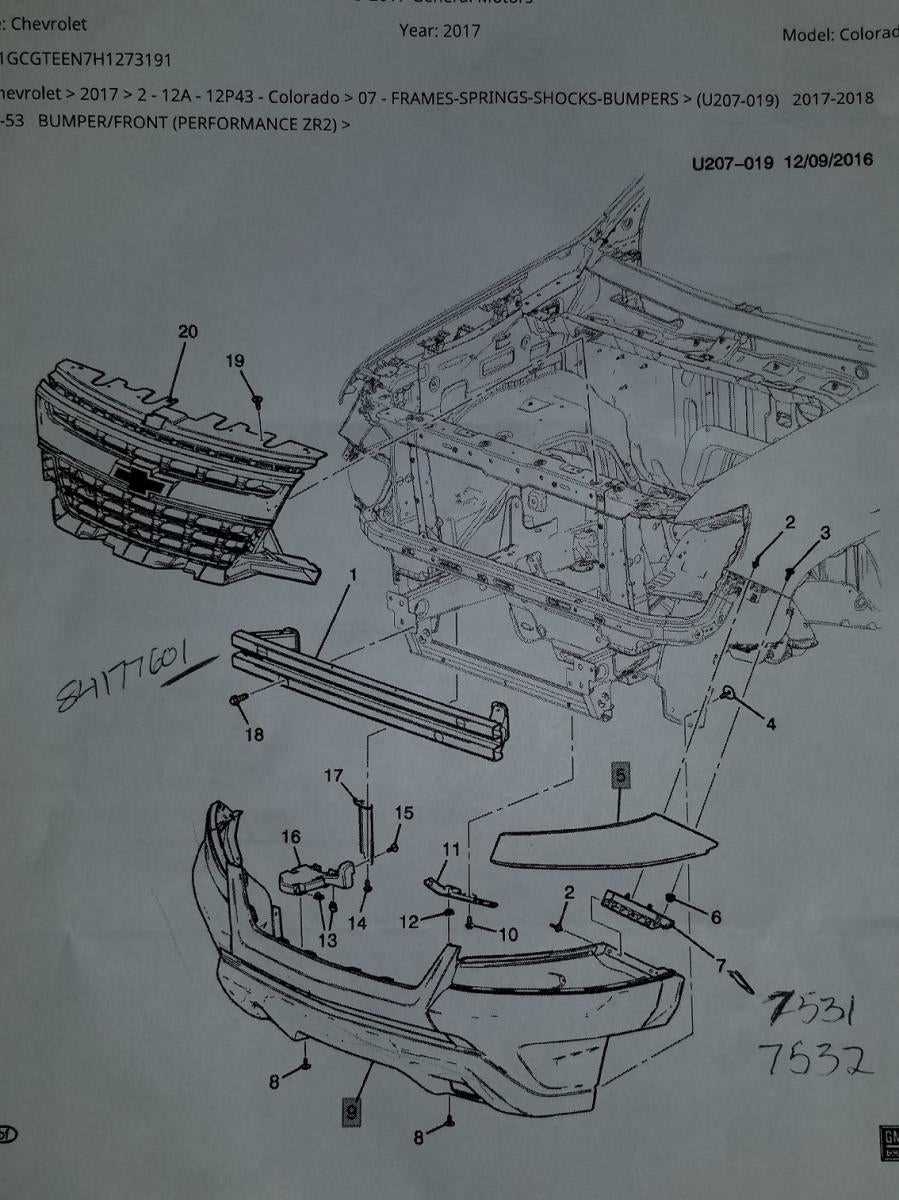 chevy colorado parts diagram