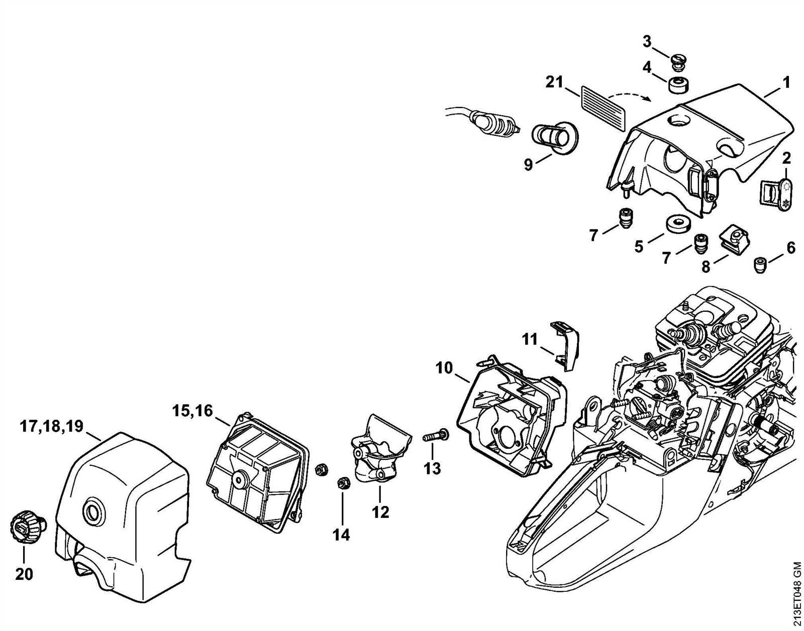 stihl ms362c parts diagram