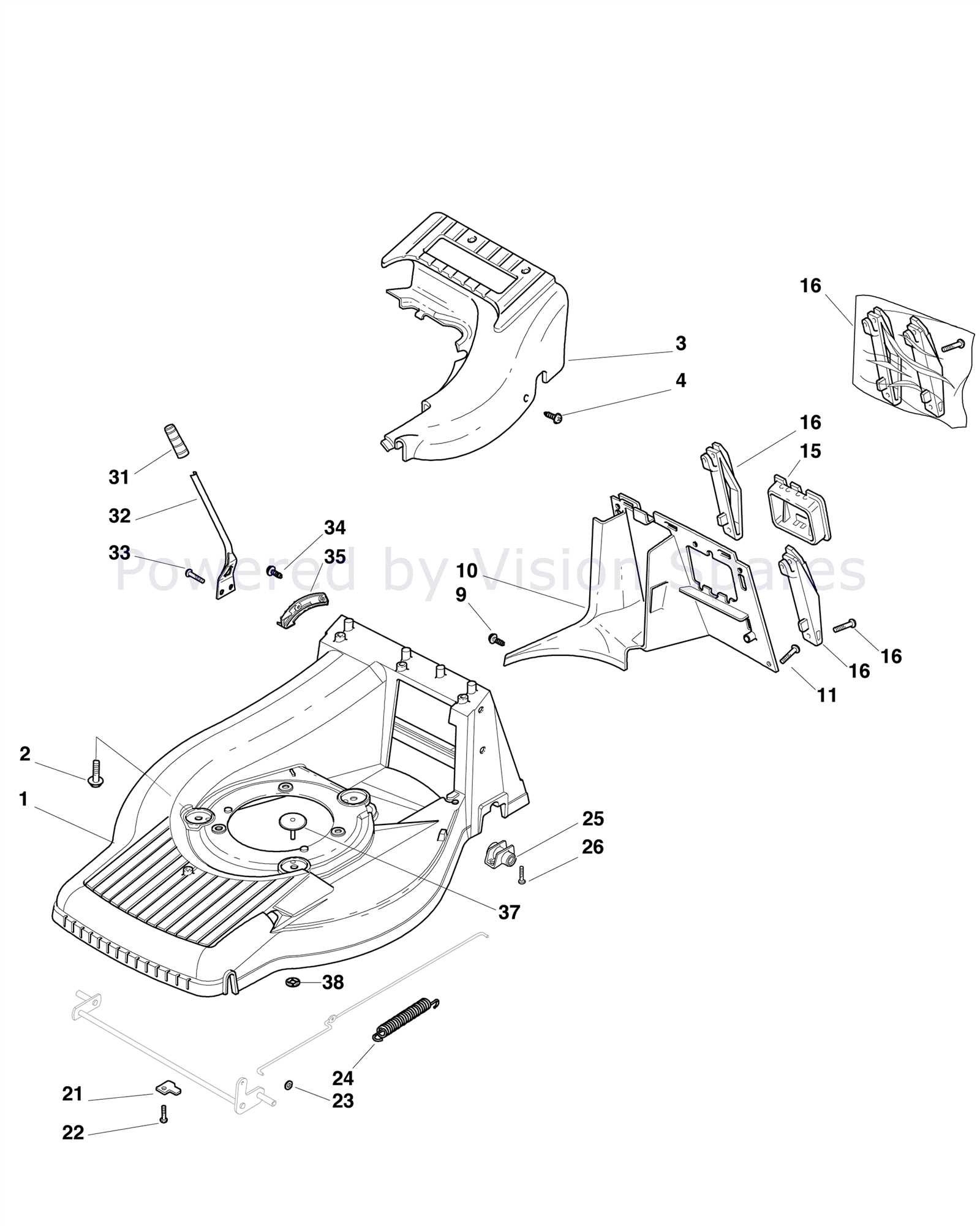 honda gcv160 parts diagram