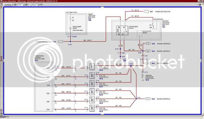 2005 ford escape parts diagram