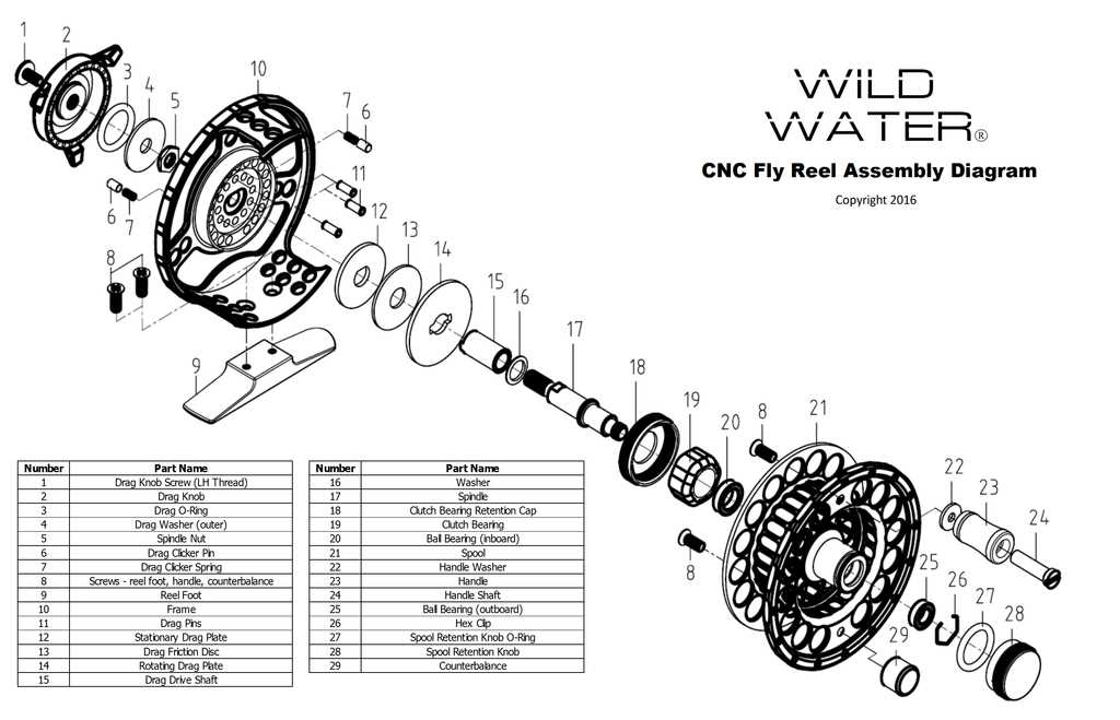 lews speed spool parts diagram