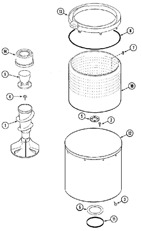 admiral washing machine parts diagram