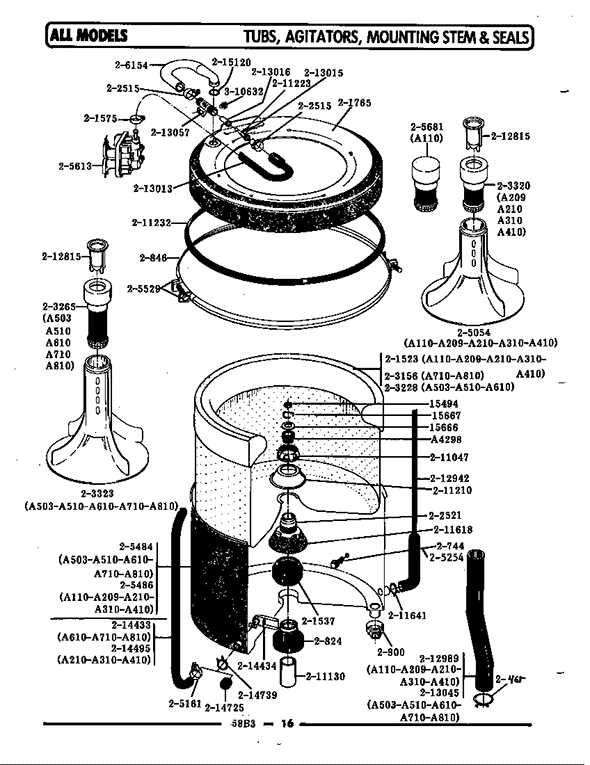 maytag wringer washer parts diagram