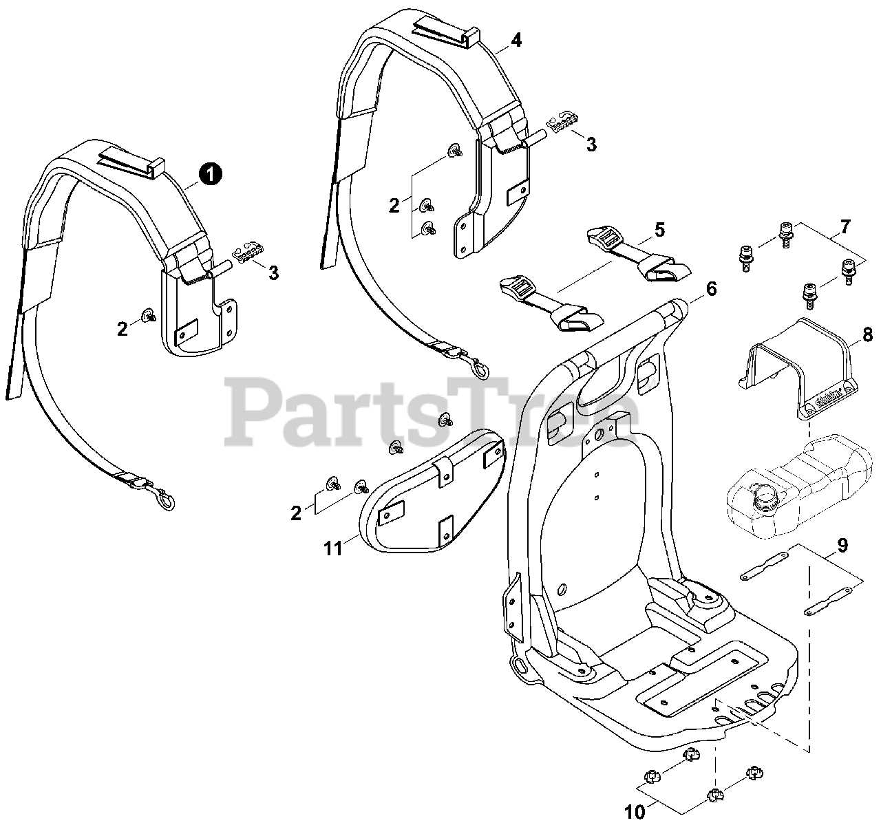 br600 parts diagram