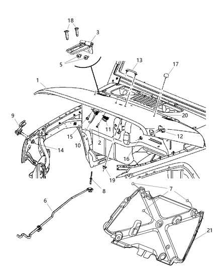 jeep wrangler parts diagram