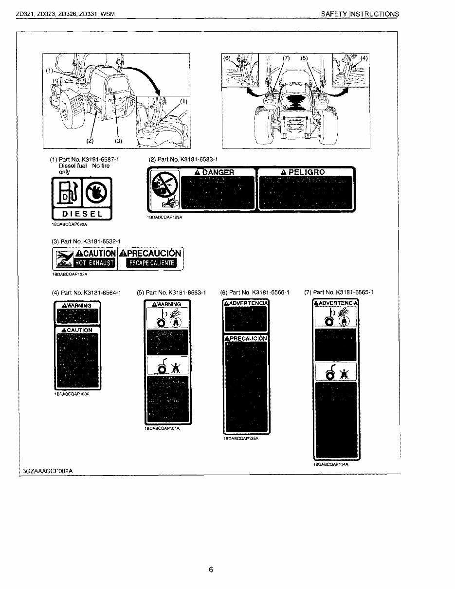 kubota zd331 parts diagram