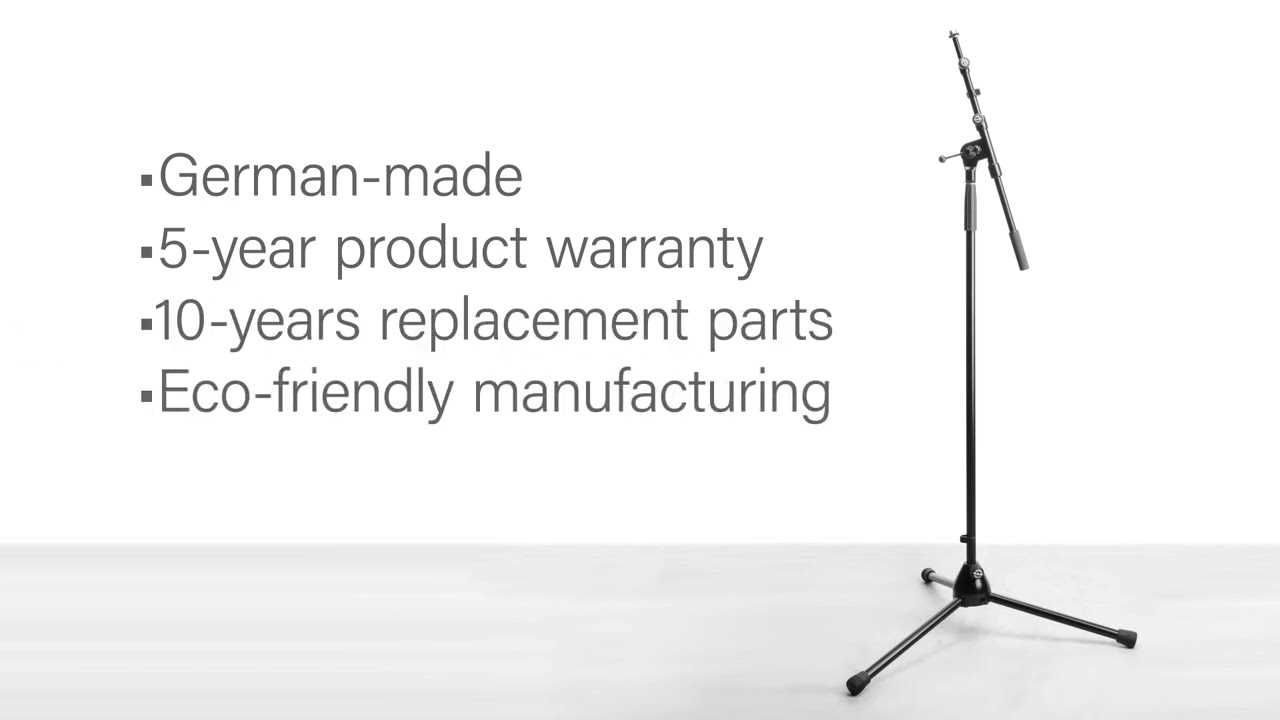 mic stand parts diagram
