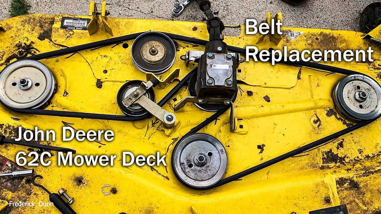 john deere 7 iron deck parts diagram