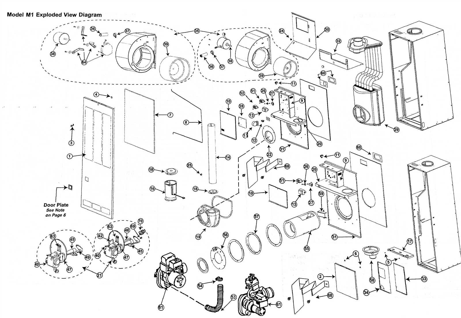 diagram of furnace parts