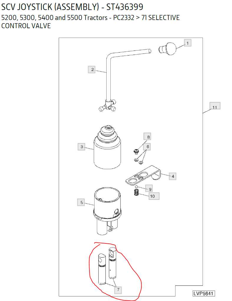 john deere 5400 parts diagram