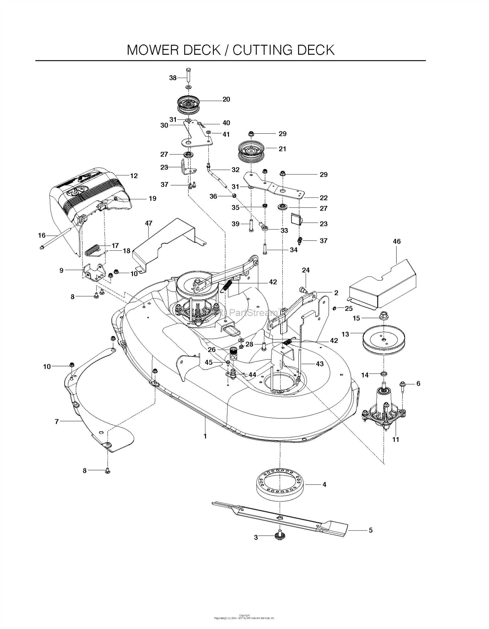 dixon ztr mower parts diagram