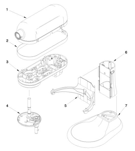 kitchen aid parts diagram