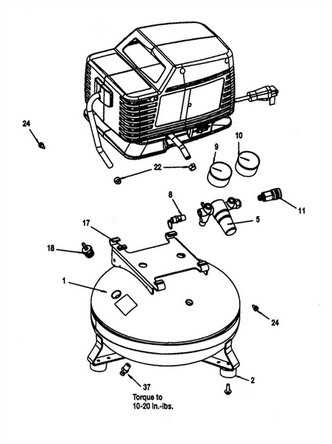 craftsman compressor parts diagram