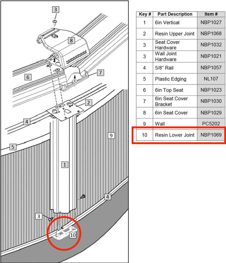 doughboy pool parts diagram