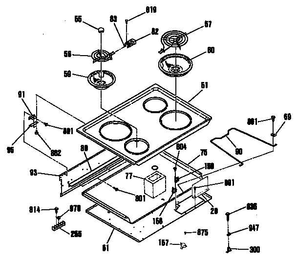 ge profile gas cooktop parts diagram