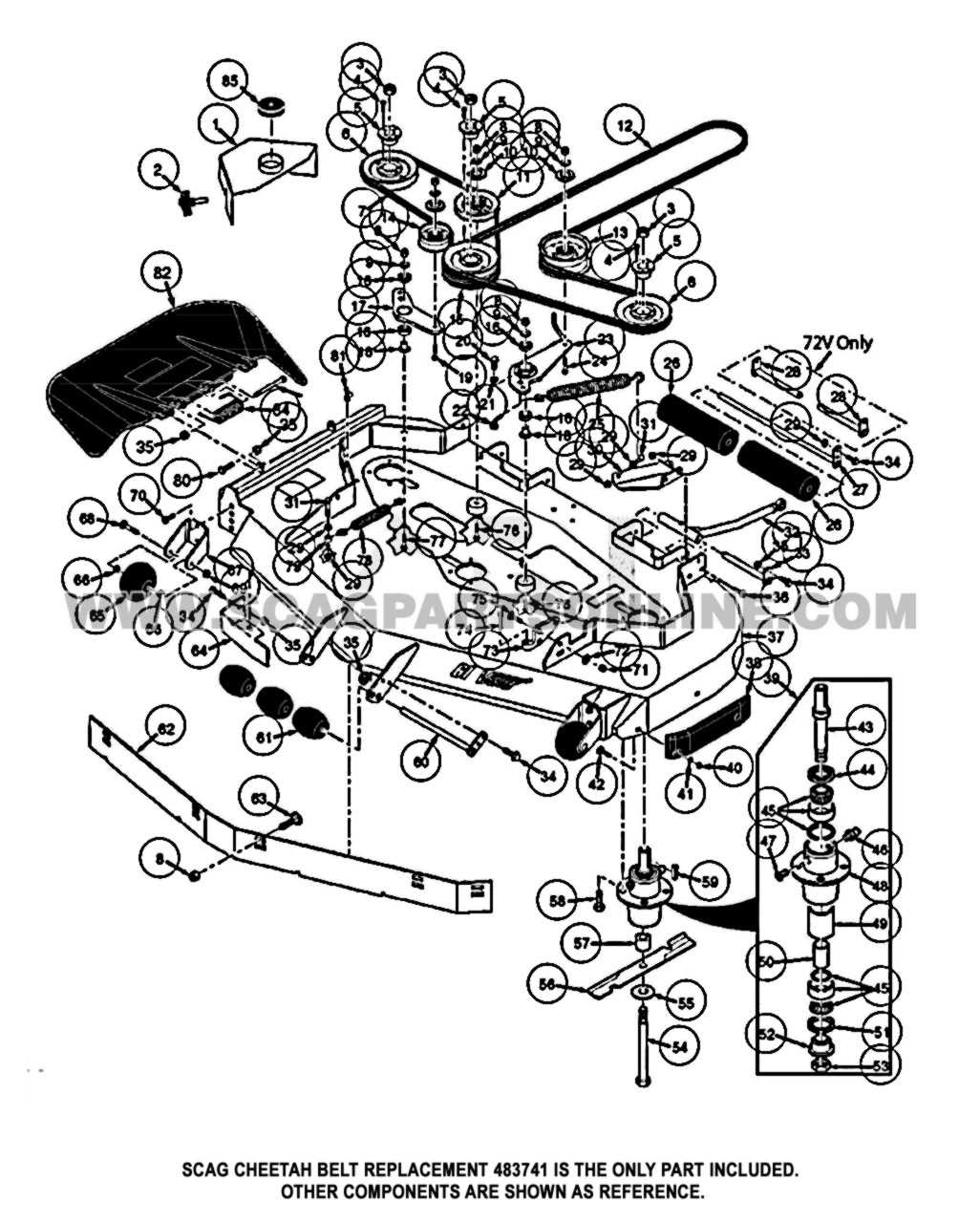 scag tiger cat 2 parts diagram