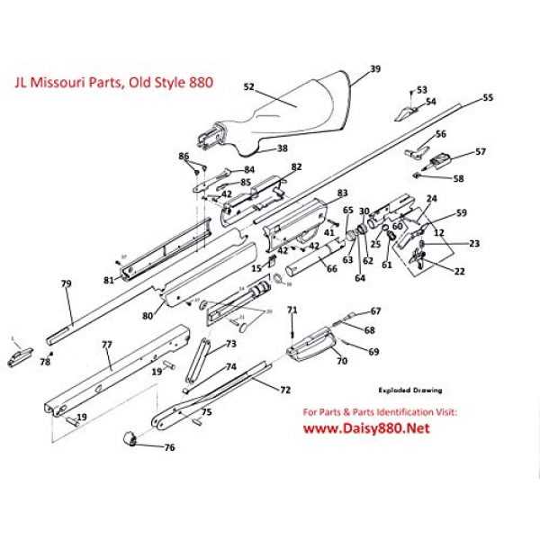 repair manual daisy bb gun parts diagram