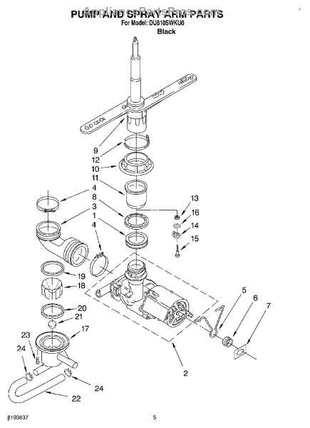 kenmore model 665 parts diagram