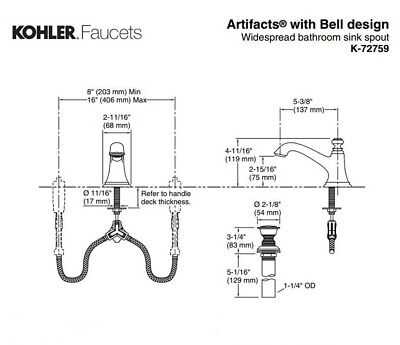 kohler shower faucet parts diagram