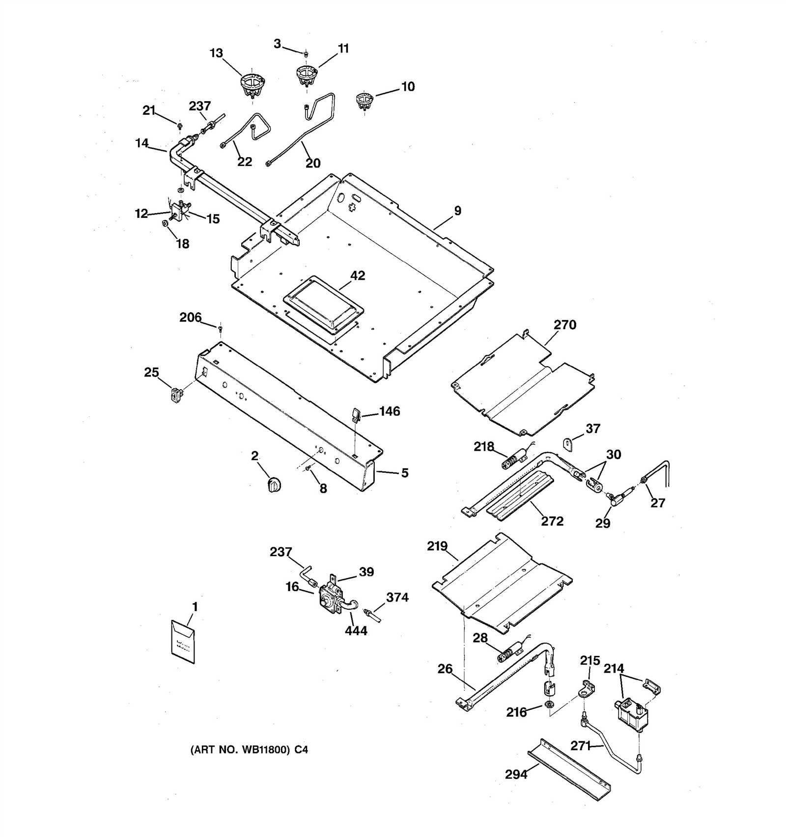 oven parts diagram