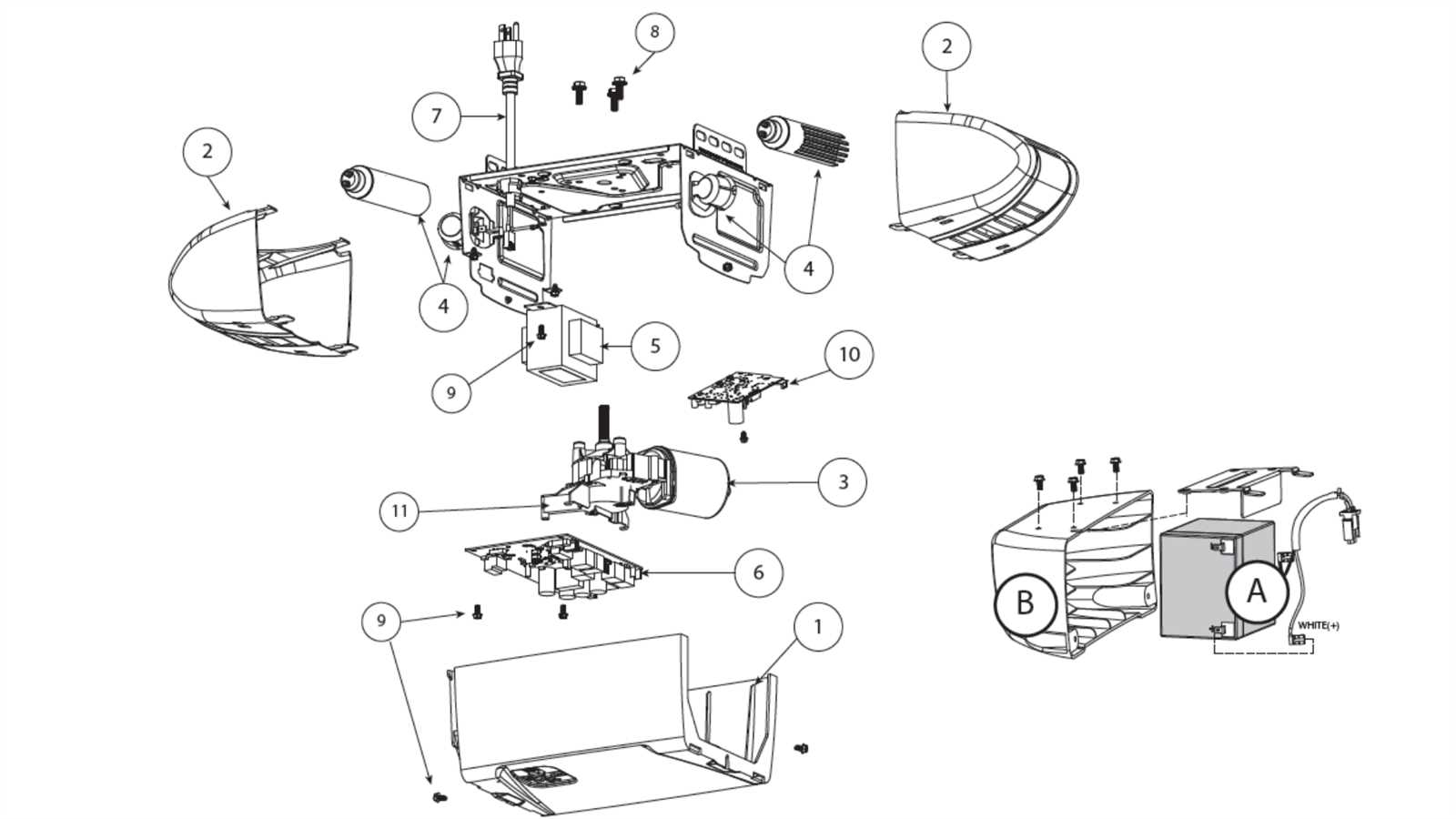 overhead door parts diagram