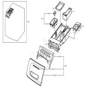 samsung washer wf45m5500a parts diagram