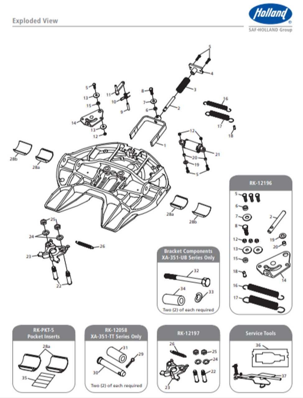 fifth wheel parts diagram