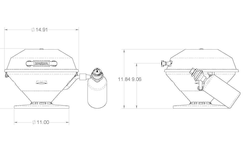 magma grill parts diagram