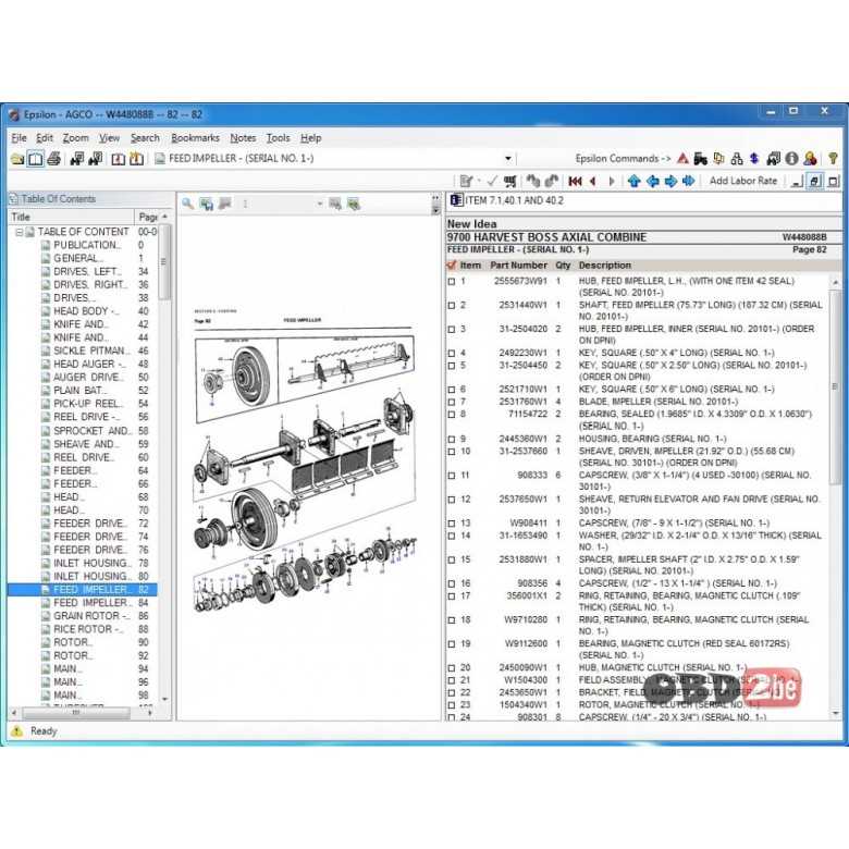 new idea 323 corn picker parts diagram