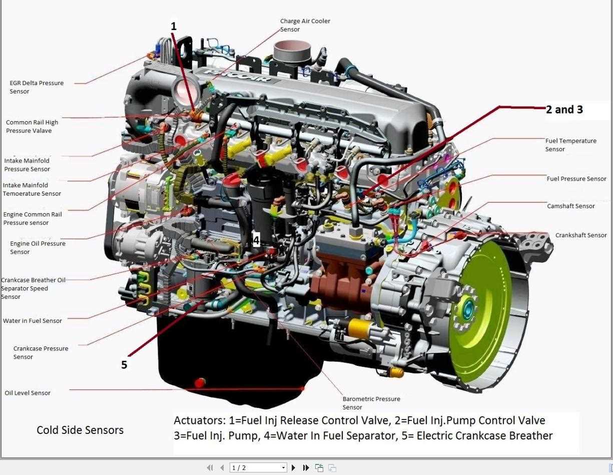 paccar mx 13 engine parts diagram