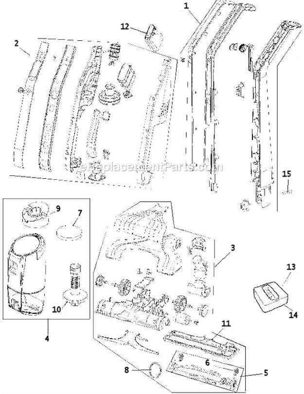 parts diagram hoover windtunnel